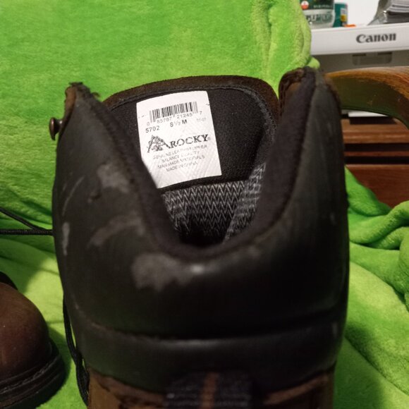 Rocky Ironclad Waterproof Work Boots Size 8.5 M 5702 main image 4